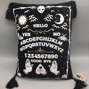 Thro Halloween Ouija Board Palmistry Fortune Teller Feather Pillow Decor Tassels